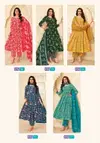 Yashvi Vol 1 By Mcm Heavy Cotton Printed Anarkali Style Kurti With Pant Dupatta Wholesale In India